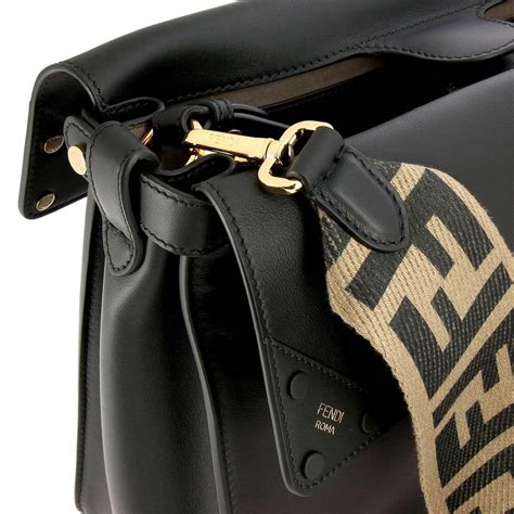 fendi black crossbody bag|Fendi black evening bag.